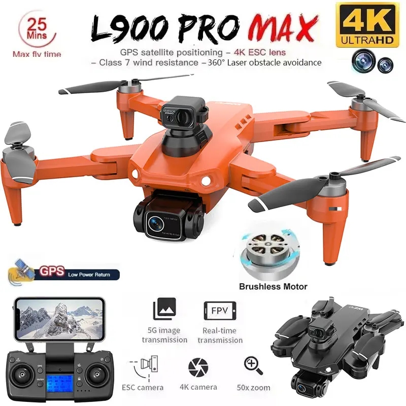 Drone Surveying - L900 Pro MAX GPS Drone 4K