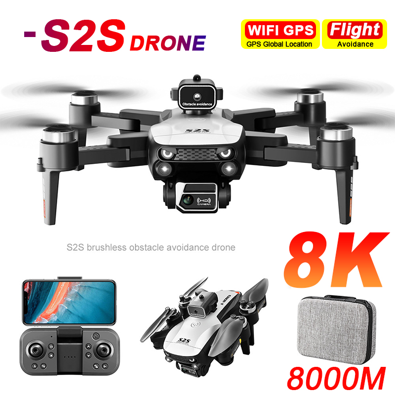 Drone Multispectral - Nuevo Dron S2S 8K profesional HD