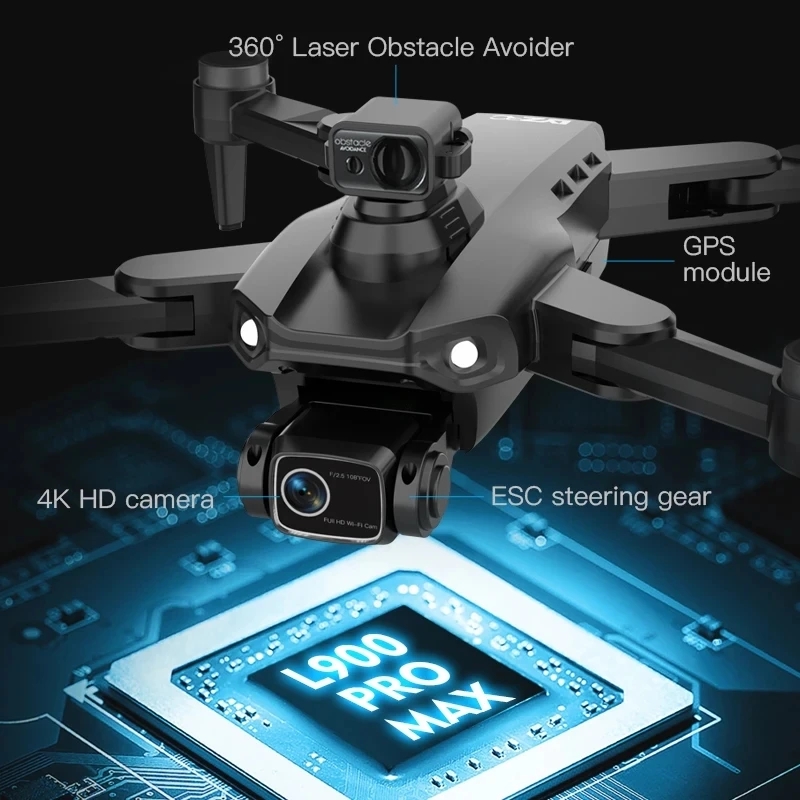 L900 Pro MAX GPS Drone 4K Prof - Drone Surveying reseña y precio