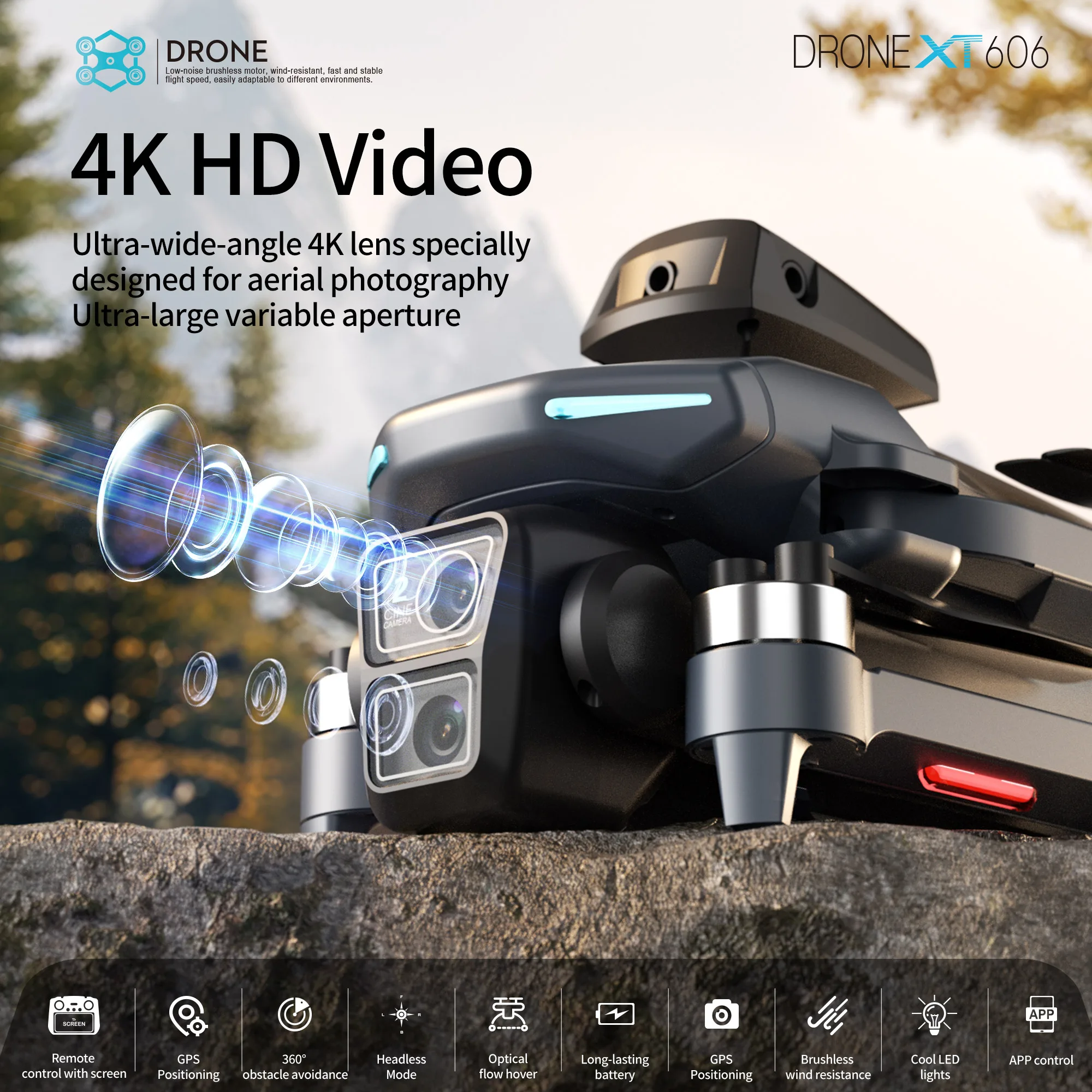 Dron Profesional Lenovo XT606  - Drone Surveying reseña y precio