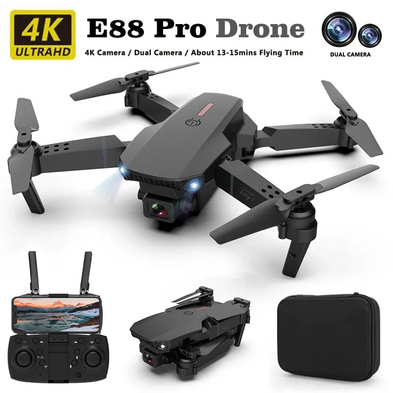 Dron profesional E88pro, flujo - Drone Multispectral reseña y precio
