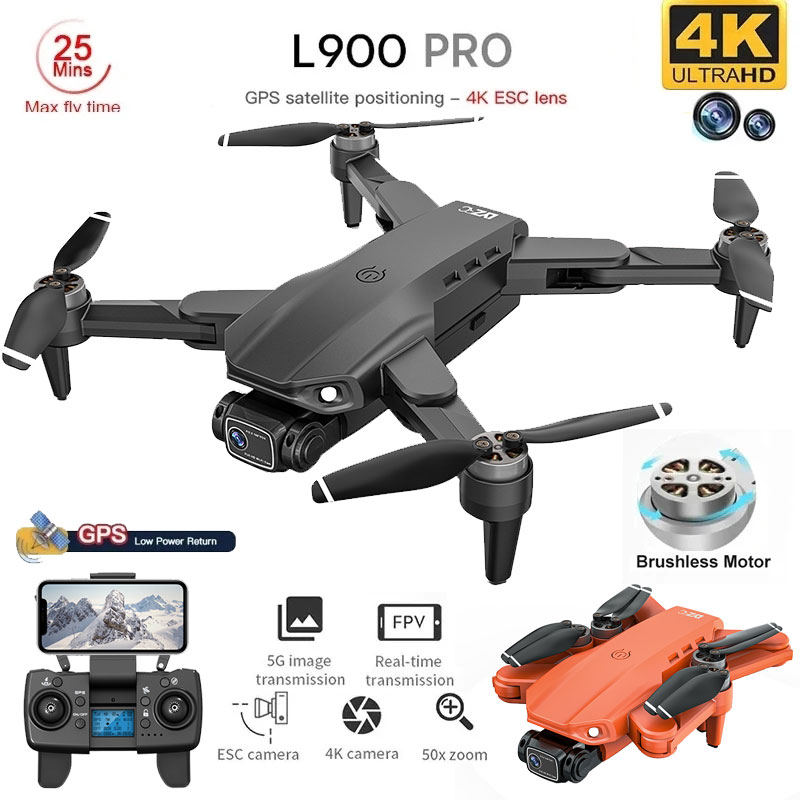 L900 Pro GPS Drone 4K profesio - Drone Lidar reseña y precio