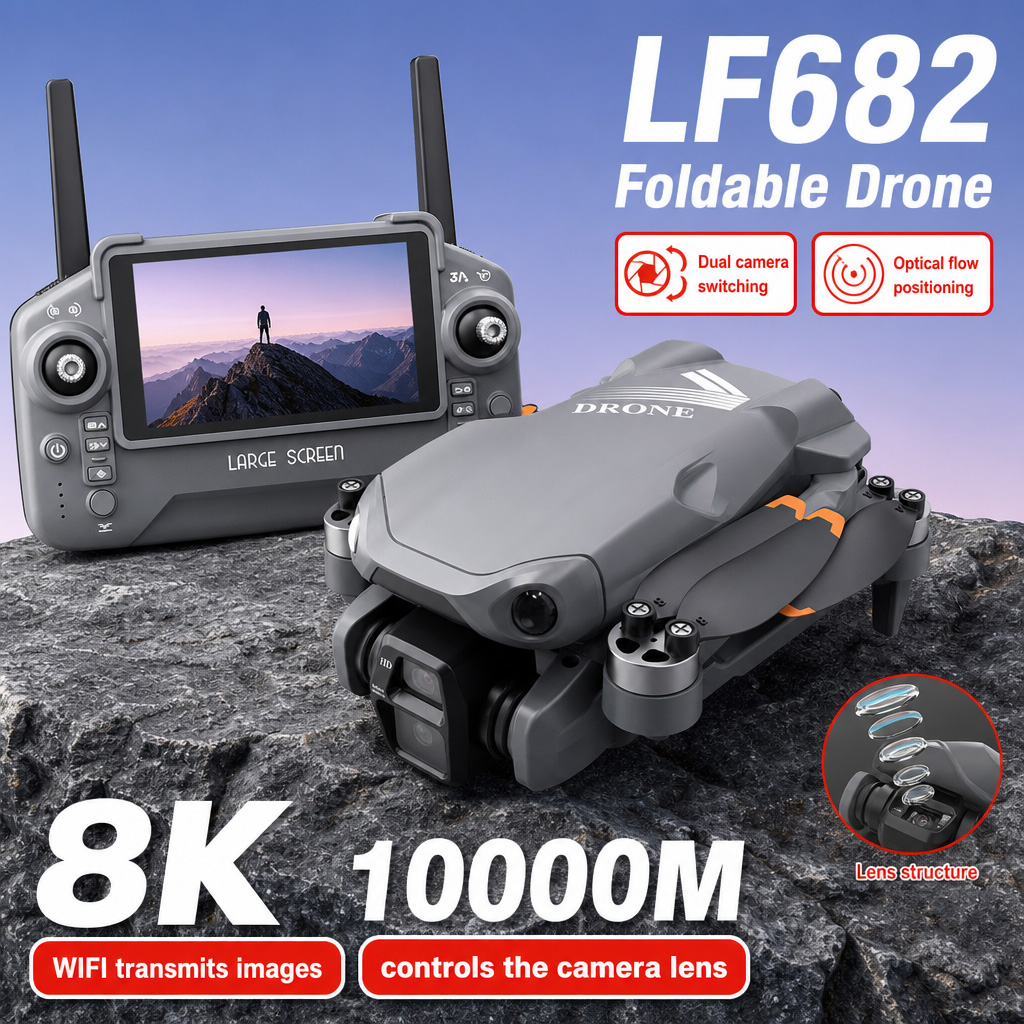 Dron Aéreo LF682 con Cámaras D - Drone Aerial Photography reseña y precio