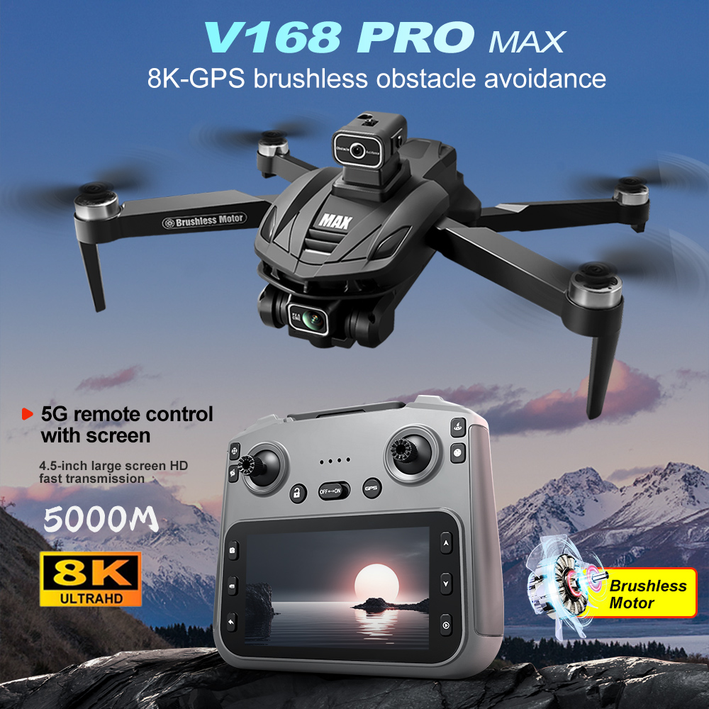 V168 PRO Max GPS Drone 8K Prof - Drone Surveying reseña y precio