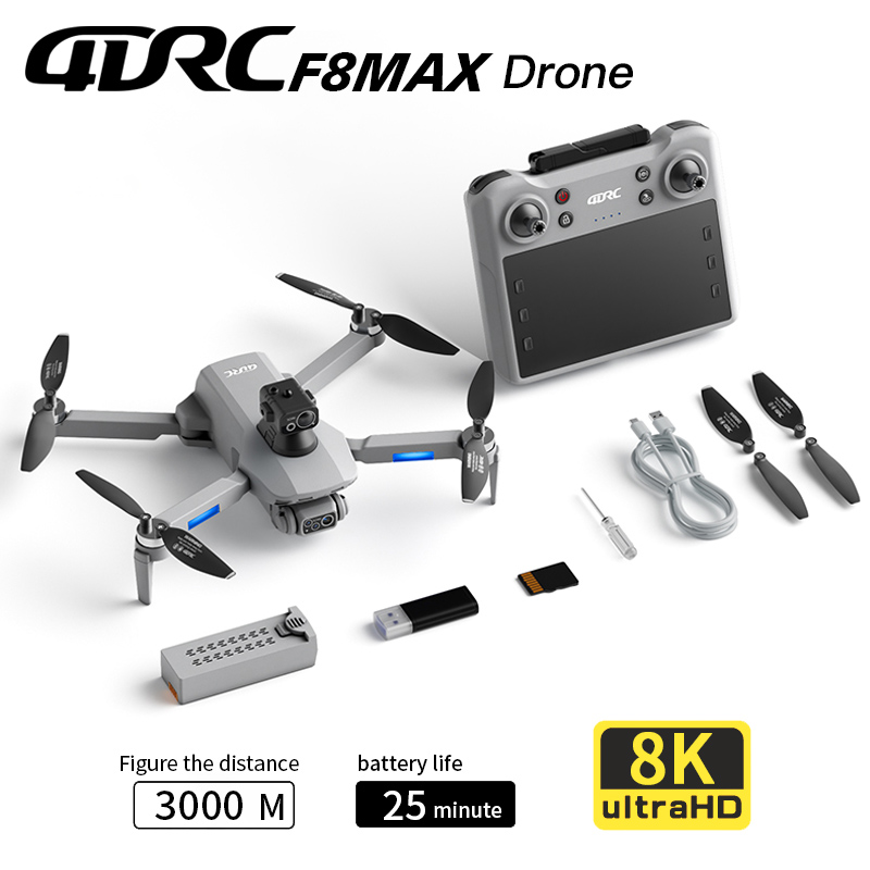 Dron F8 MAX GPS profesional co - Drone Photogrammetry reseña y precio